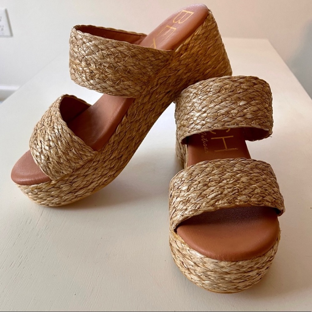 Ocean Ave Espadrille Platform Slide Sandal Beach Anthropologie by Matisse
